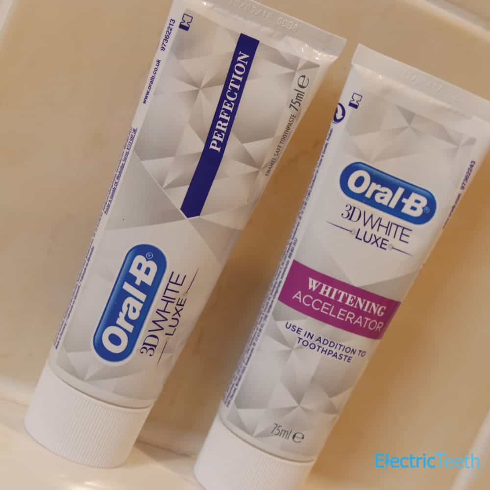 scannen Daar is er Oral-B 3D White Luxe Perfection Toothpaste Review - Electric Teeth