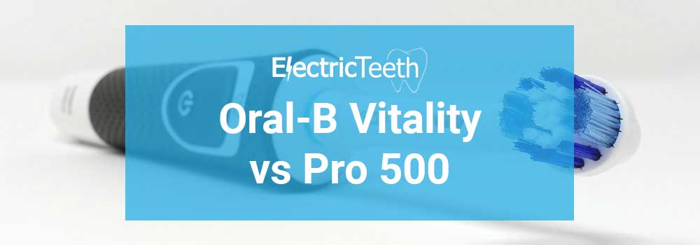 Lounge Tablet Genre Oral-B Pro 500 vs Vitality - Electric Teeth